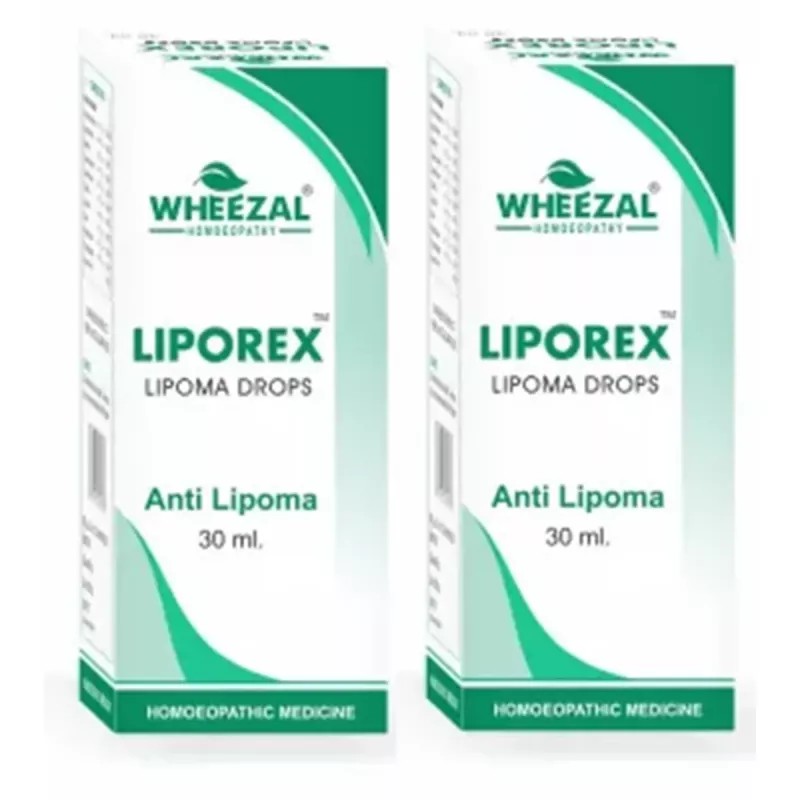 Wheezal Liporex Lipoma Drops (30ml, Pack of 2)