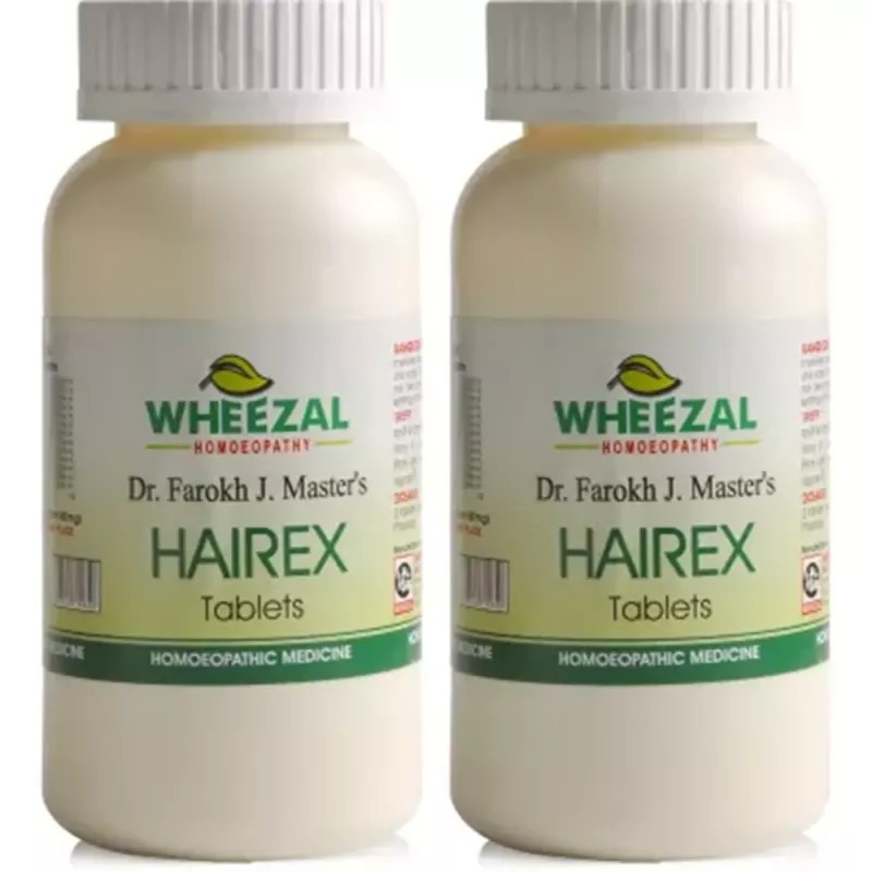 Wheezal Hairex Tablets (200tab, Pack of 2)