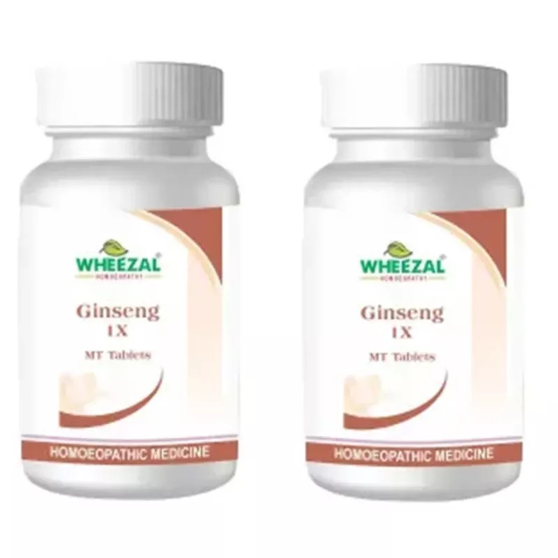 Wheezal Ginseng 1X (50tab, Pack of 2)