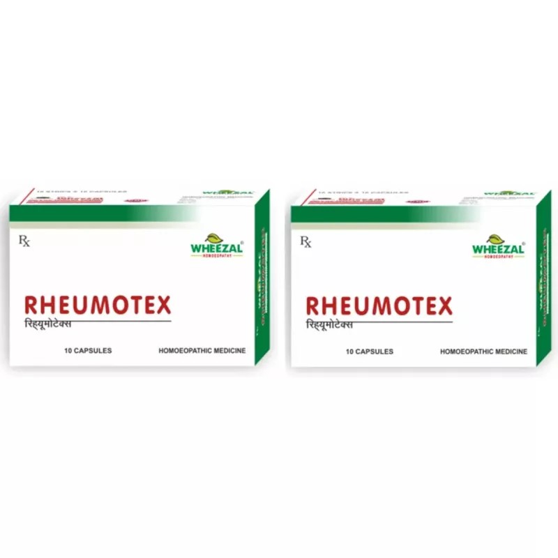 Wheezal Rheumotex Capsules (10cap, Pack of 2)
