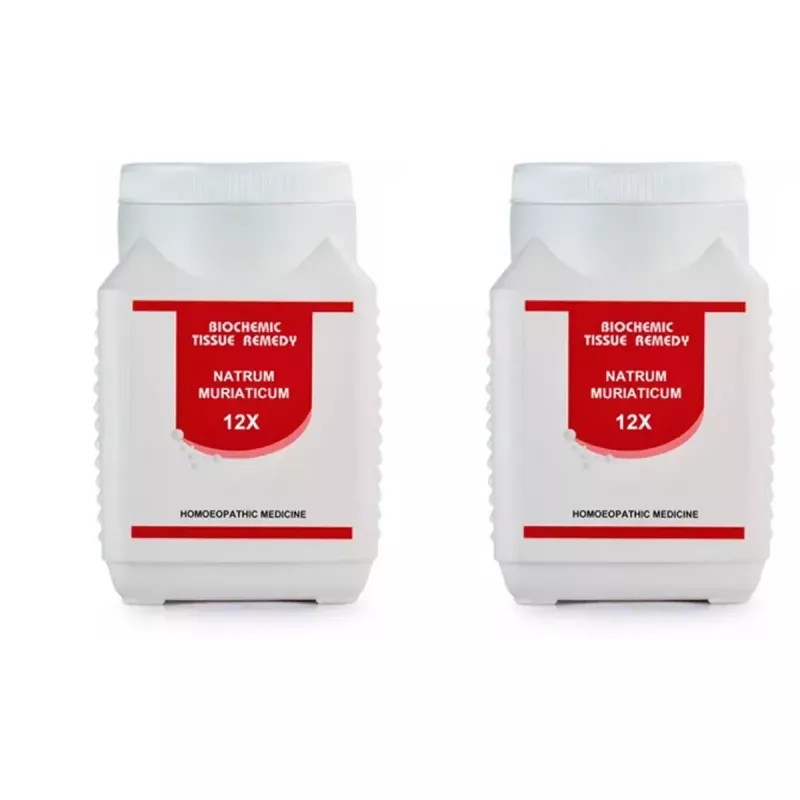 Bakson Natrum Muriaticum 12X (450g, Pack of 2)