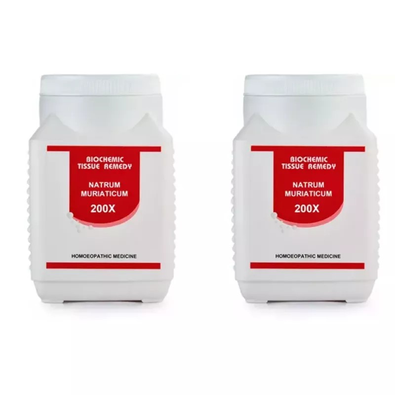 Bakson Natrum Muriaticum 200X (450g, Pack of 2)