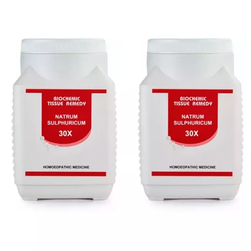 Bakson Natrum Sulphuricum 30X (450g, Pack of 2)