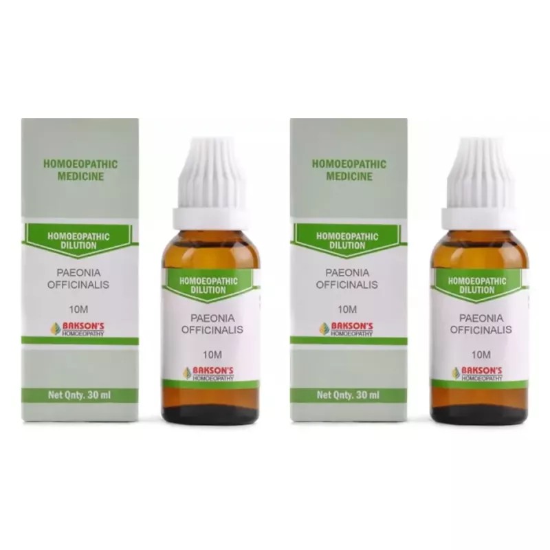 Bakson Paeonia Officinalis 10M CH (30ml, Pack of 2)