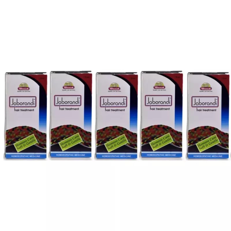 Wheezal Jaborandi Hair Treatment Oil (110ml, Pack of 5)