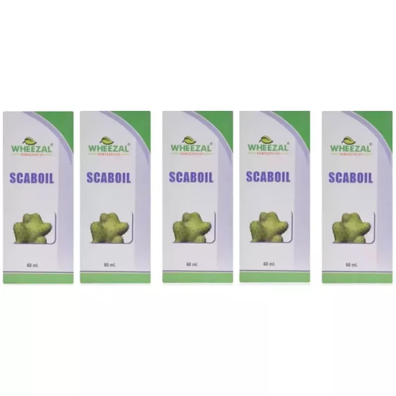 Wheezal Scaboil (60ml, Pack of 5)