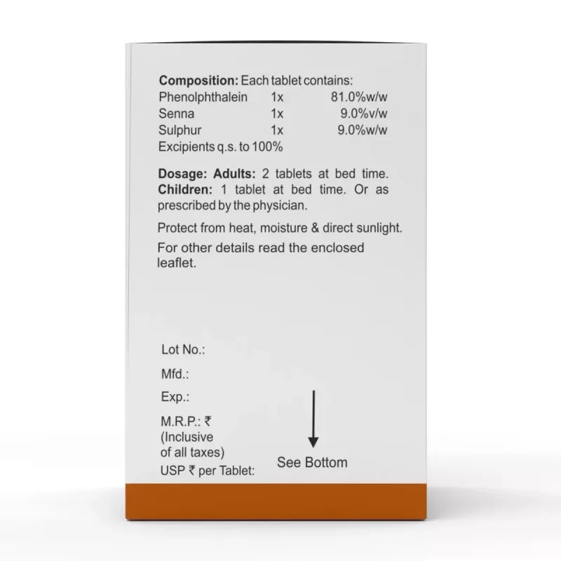 Bakson Y Lax Tablets (75tab)