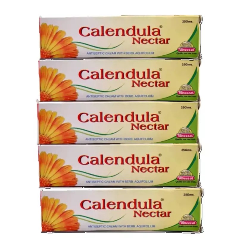 Wheezal Calendula Nectar Antiseptic Cream (25g, Pack of 5)