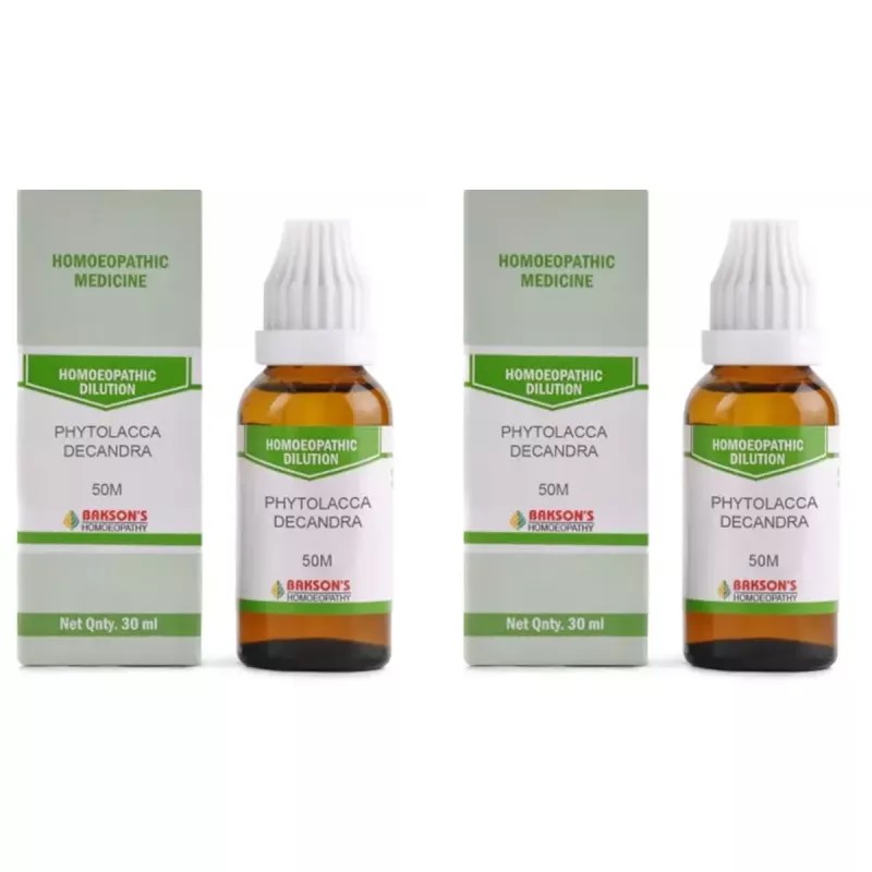 Bakson Phytolacca Decandra 50M CH (30ml, Pack of 2)