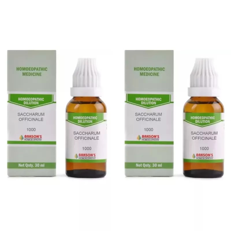 Bakson Saccharum Officinale 1M (1000 CH) (30ml, Pack of 2)