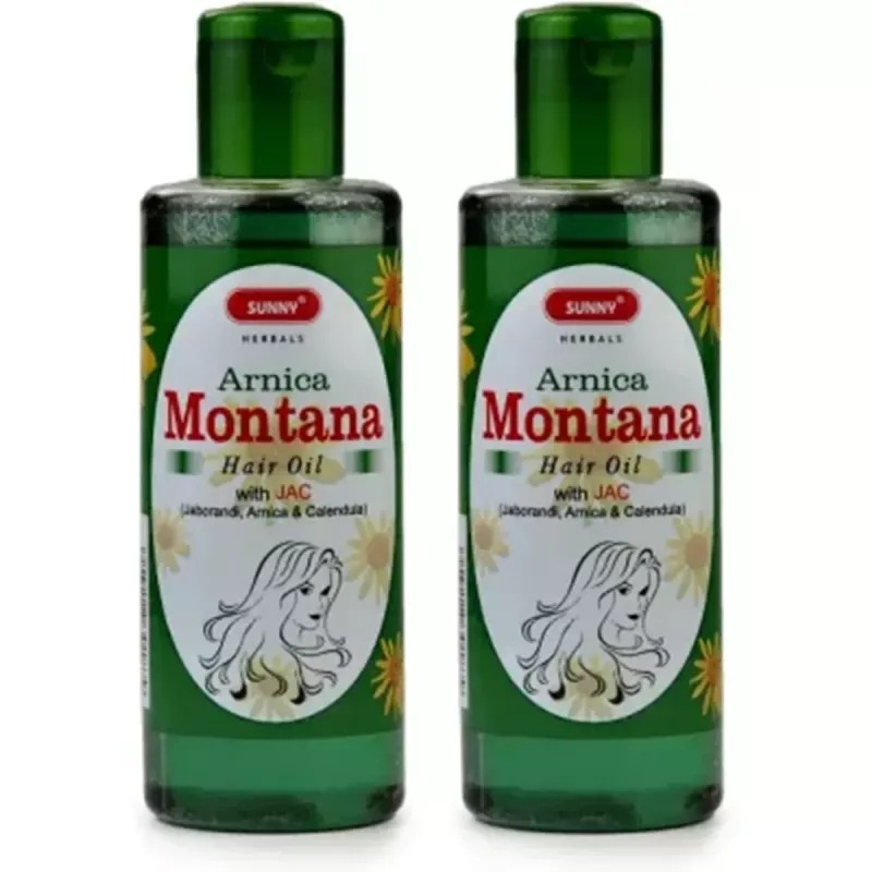 Bakson Sunny Arnica Montana Hair Oil (With Jaborandi) (200ml, Pack of 2)