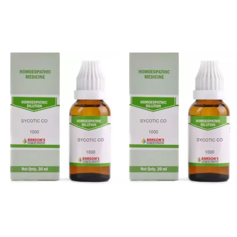 Bakson Sycotic Co 1M (1000 CH) (30ml, Pack of 2)