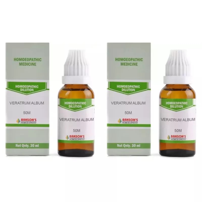 Bakson Veratrum Album 50M CH (30ml, Pack of 2)