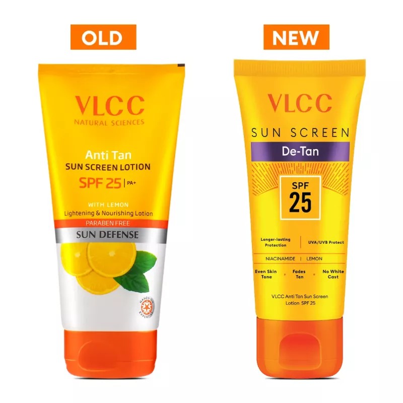 VLCC Anti Tan Sun Screen Lotion - Spf 25 Pa+ Buy 1 Get 1 Free (150ml Each) (1Pack)