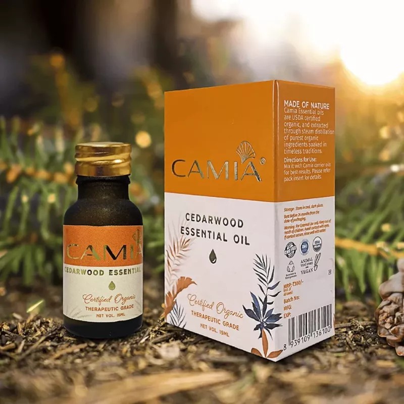 Camia Cedarwood Essential Oil (15ml)