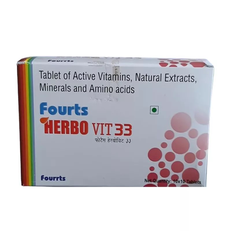 Fourrts India Herbo Vit 33 (10tab)