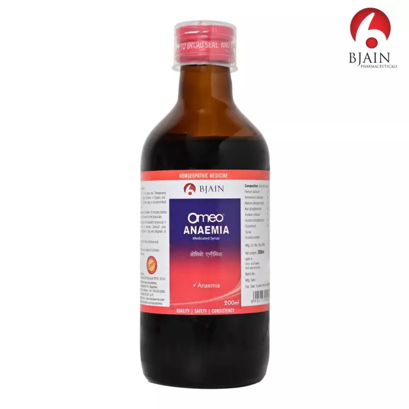 BJain Omeo Anaemia Syrup (200ml, Pack of 2)