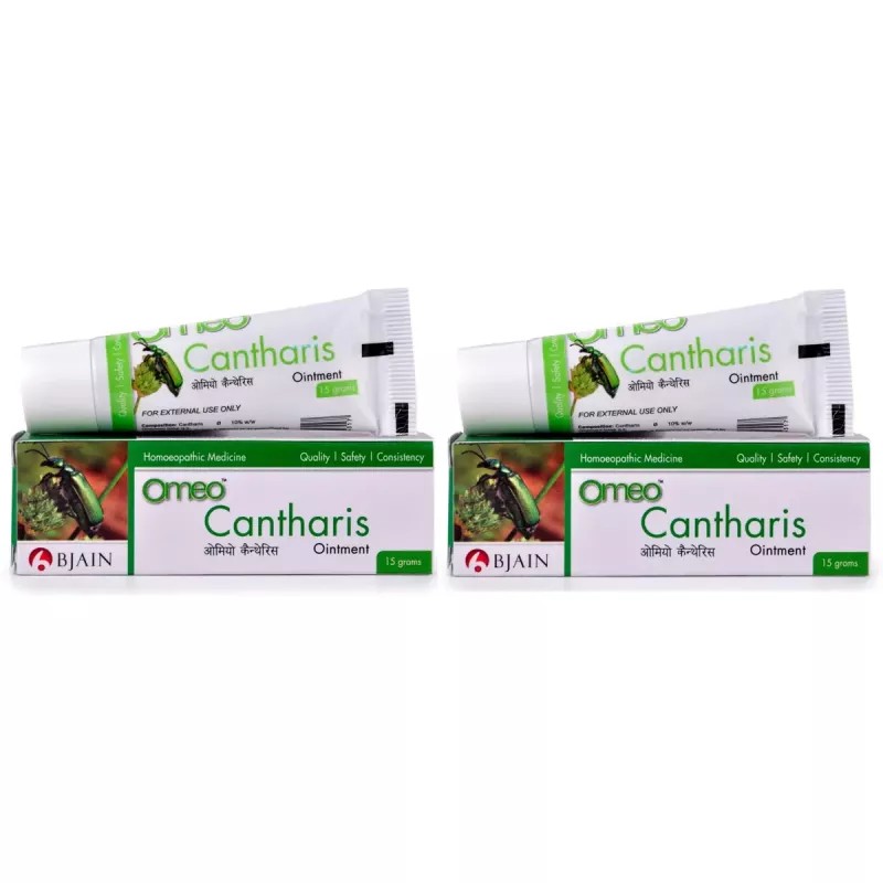 BJain Omeo Cantharis Ointment (15g, Pack of 2)