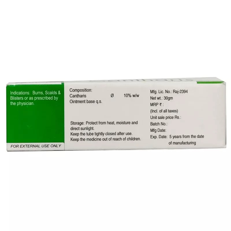 BJain Omeo Cantharis Ointment (30g, Pack of 2)