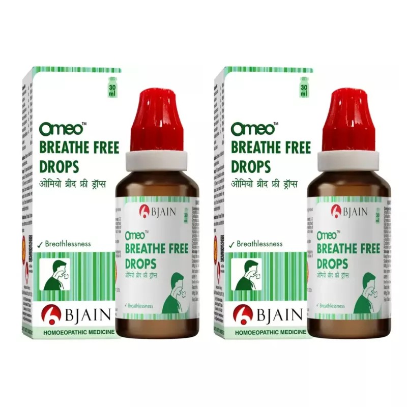 BJain Omeo Breathe Free Drops (30ml, Pack of 2)