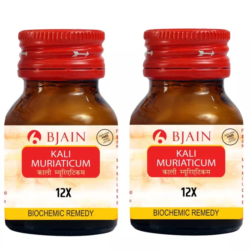 BJain Kali Muriaticum 12X (25g, Pack of 2)