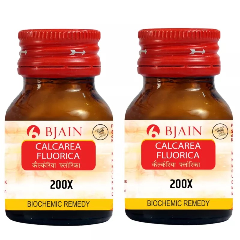 BJain Calcarea Fluorica 200X (25g, Pack of 2)