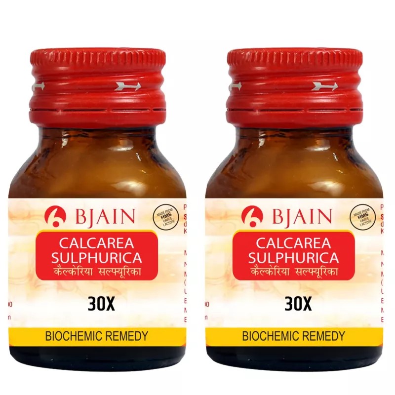 BJain Calcarea Sulphurica 30X (25g, Pack of 2)