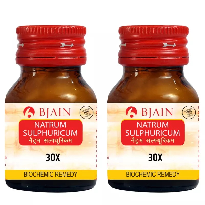 BJain Natrum Sulphuricum 30X (25g, Pack of 2)