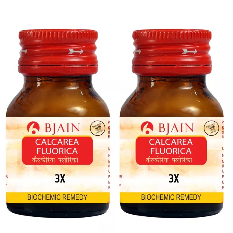 BJain Calcarea Fluorica 3X (25g, Pack of 2)