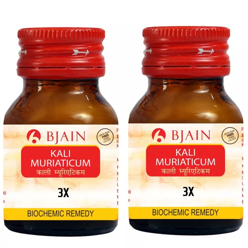 BJain Kali Muriaticum 3X (25g, Pack of 2)
