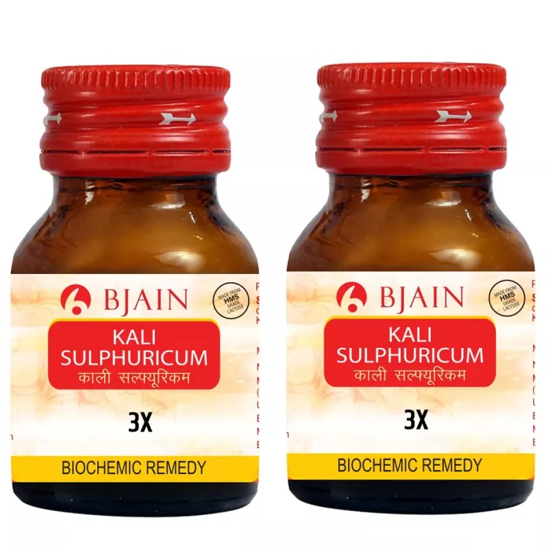 BJain Kali Sulphuricum 3X (25g, Pack of 2)
