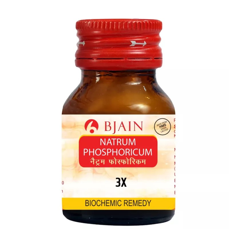 BJain Natrum Phosphoricum 3X (25g, Pack of 2)