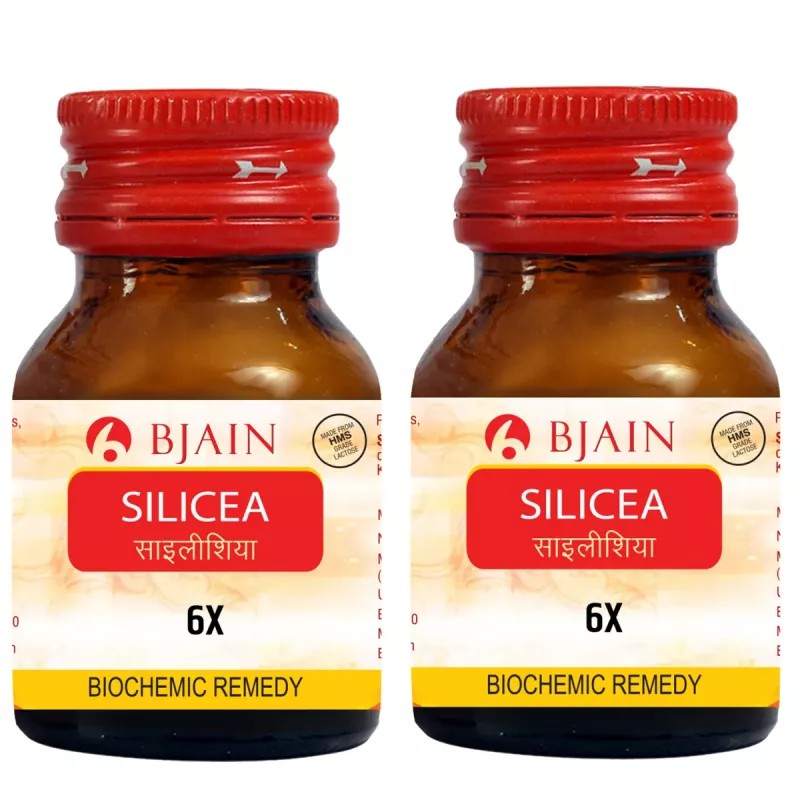 BJain Silicea 6X (25g, Pack of 2)