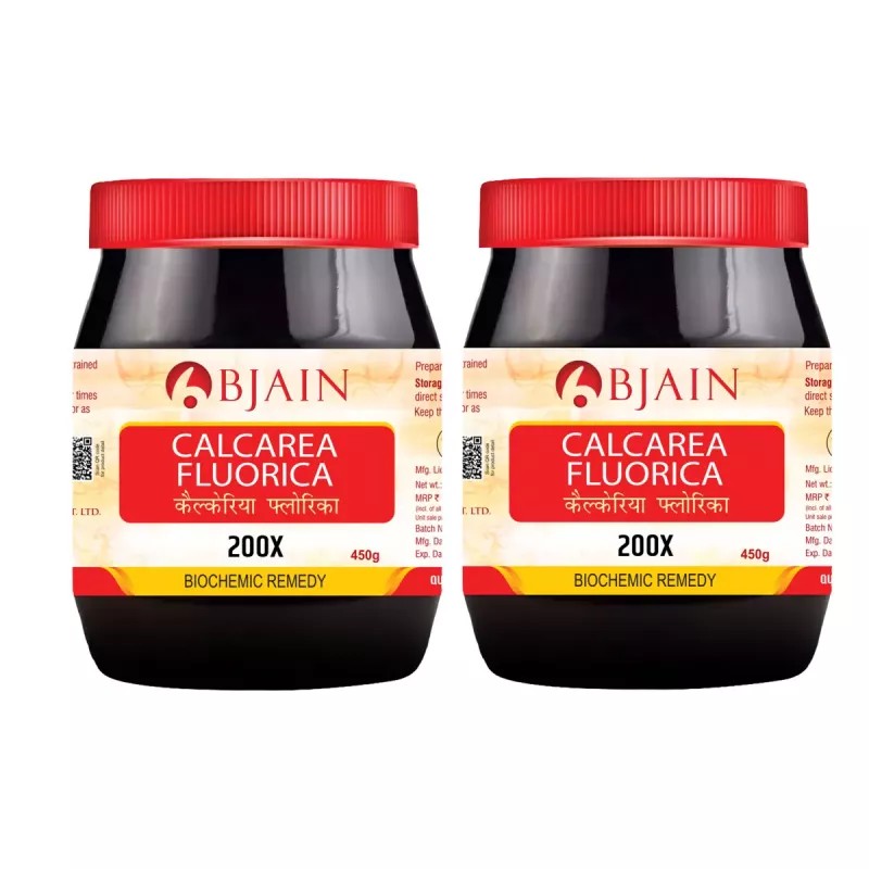 BJain Calcarea Fluorica 200X (450g, Pack of 2)