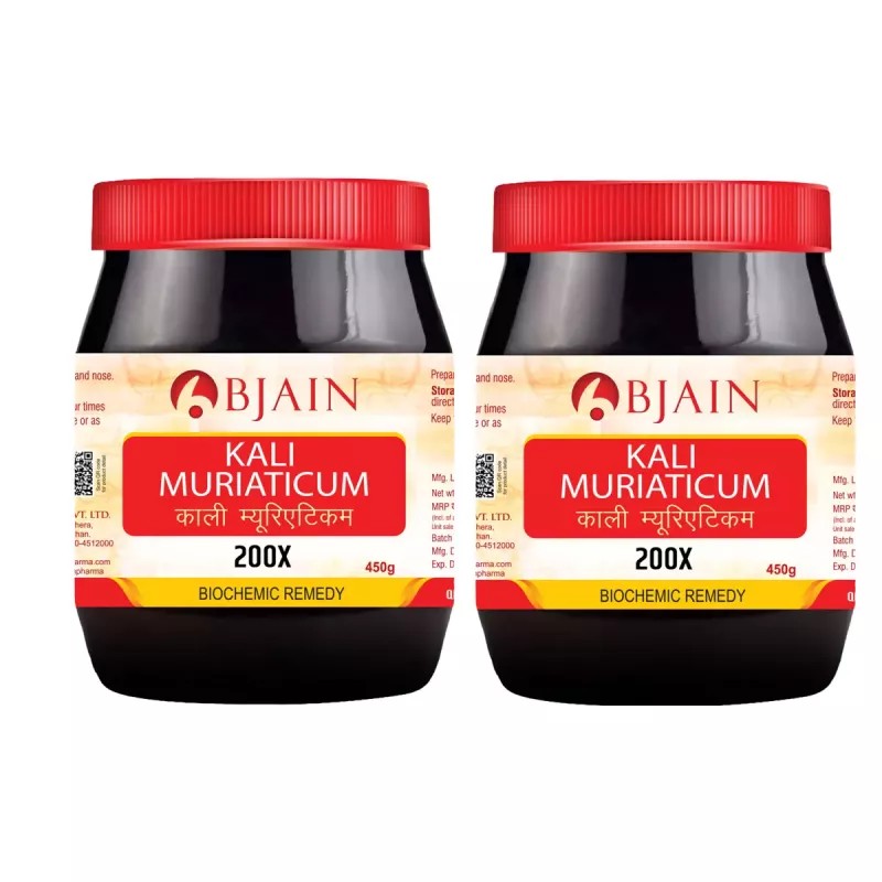 BJain Kali Muriaticum 200X (450g, Pack of 2)