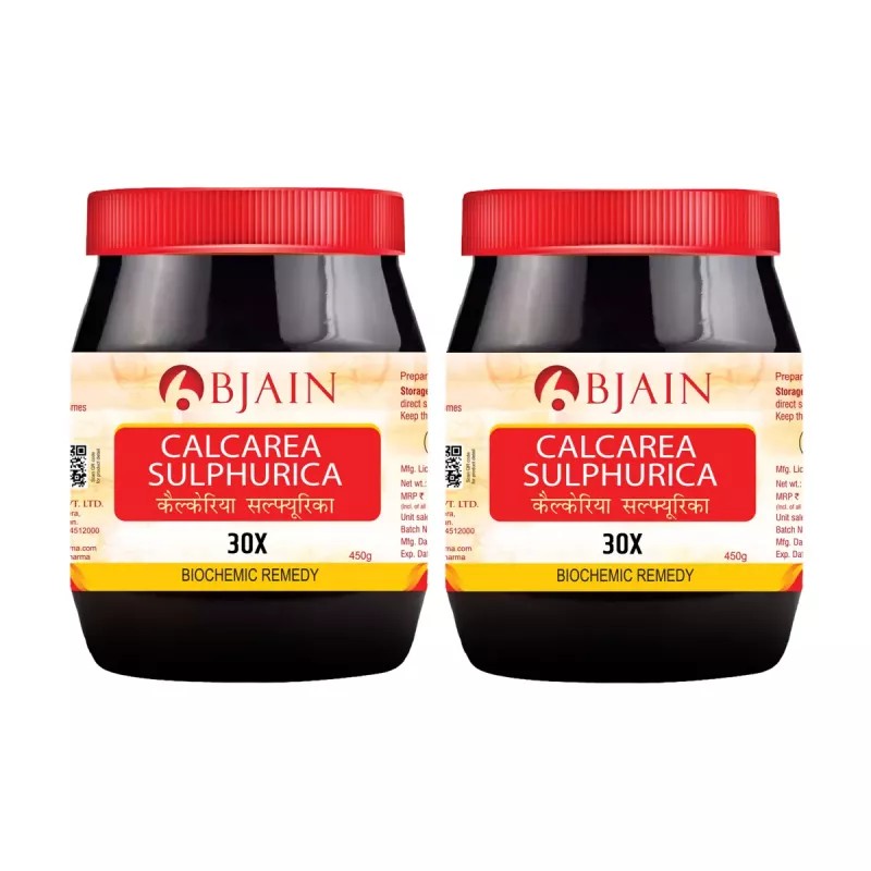 BJain Calcarea Sulphurica 30X (450g, Pack of 2)