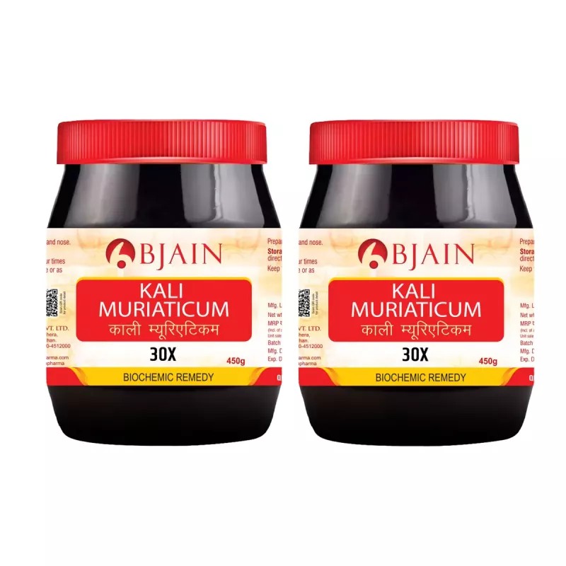 BJain Kali Muriaticum 30X (450g, Pack of 2)