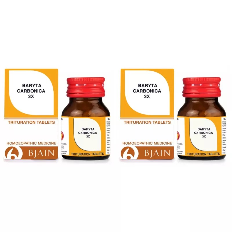 BJain Baryta Carbonica 3X (25g, Pack of 2)