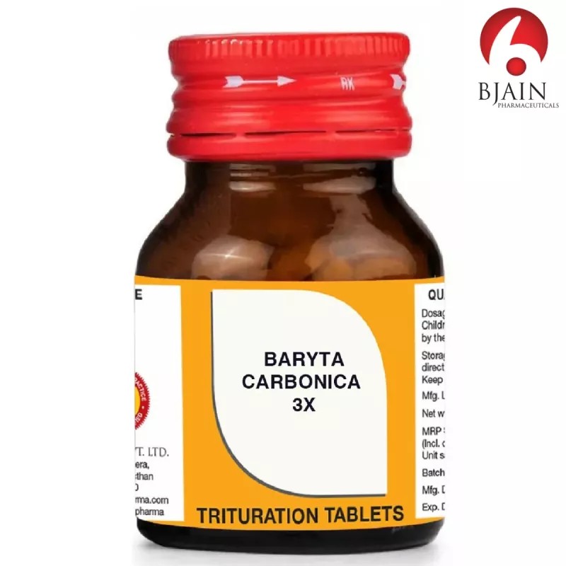 BJain Baryta Carbonica 3X (25g, Pack of 2)
