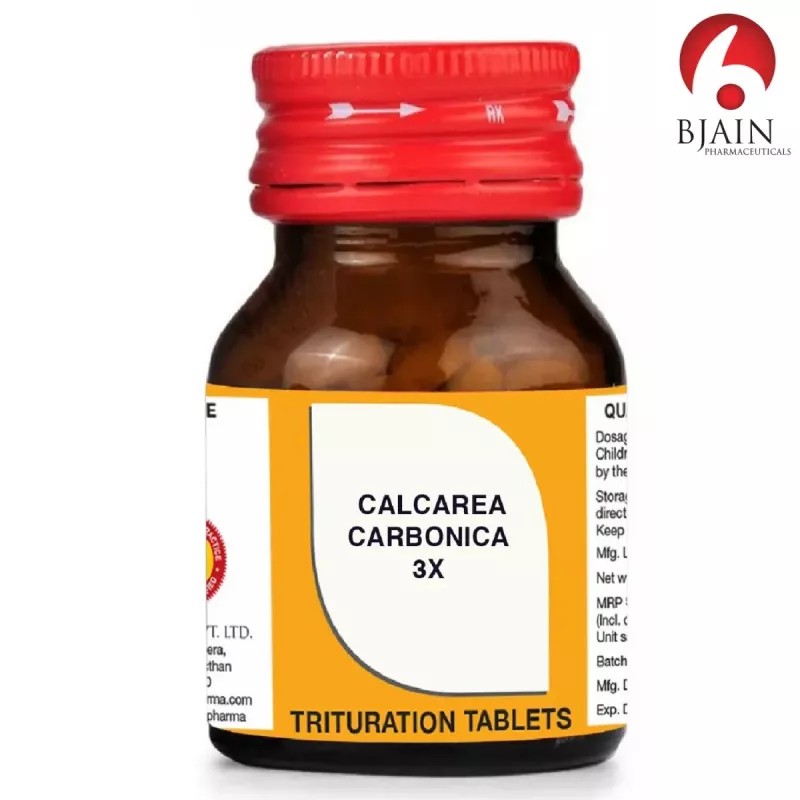 BJain Calcarea Carbonica 3X (25g, Pack of 2)