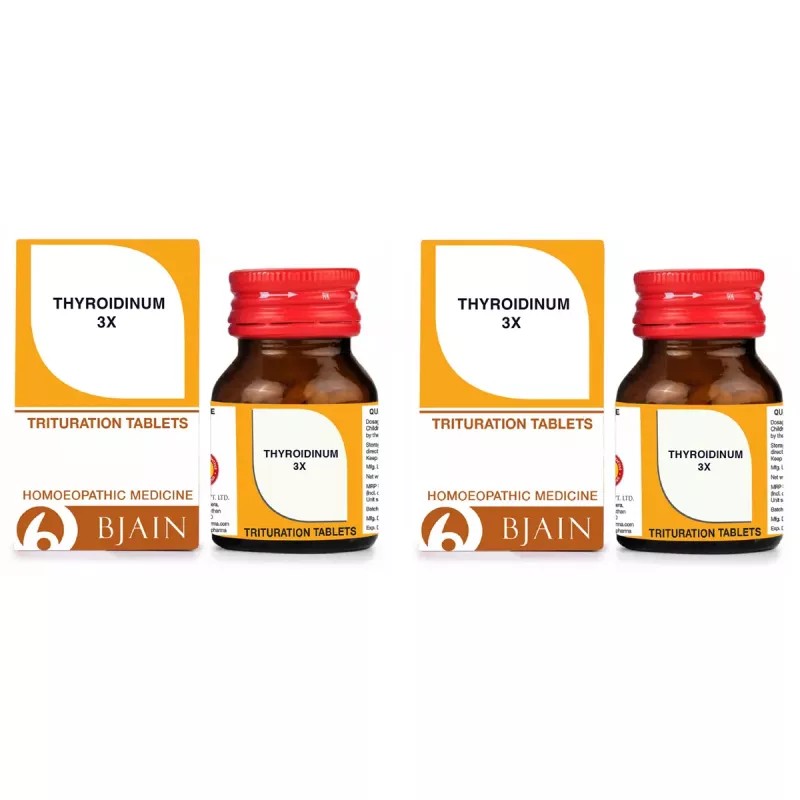 BJain Thyroidinum 3X (25g, Pack of 2)