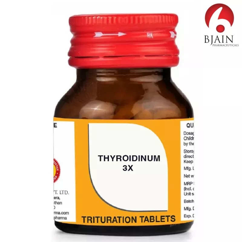BJain Thyroidinum 3X (25g, Pack of 2)