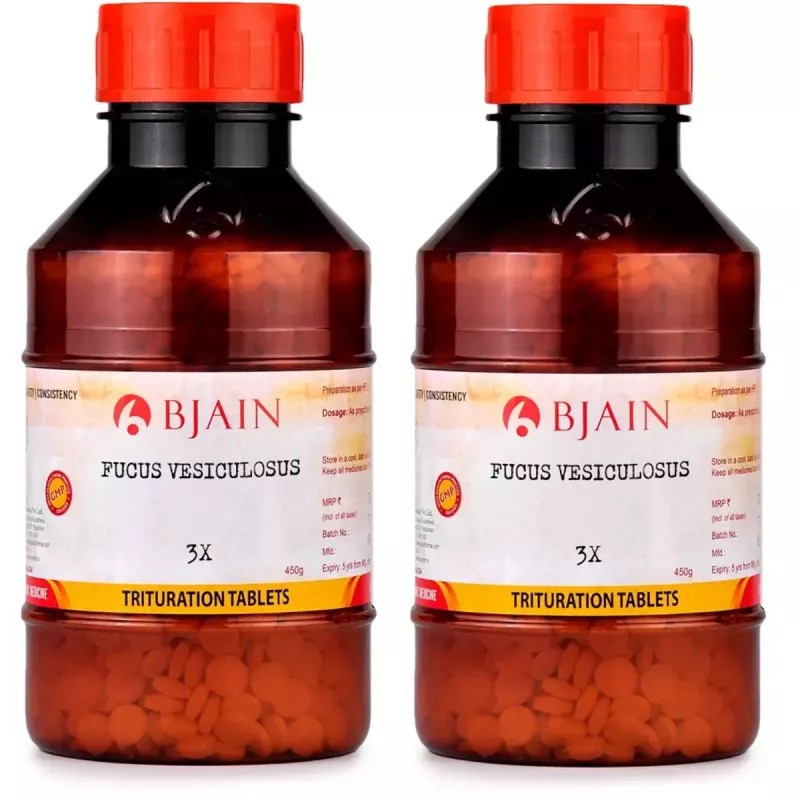 BJain Fucus Vesiculosus 3X (450g, Pack of 2)