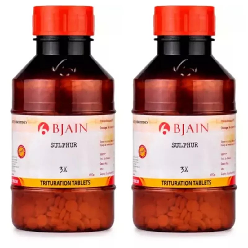 BJain Sulphur 3X (450g, Pack of 2)