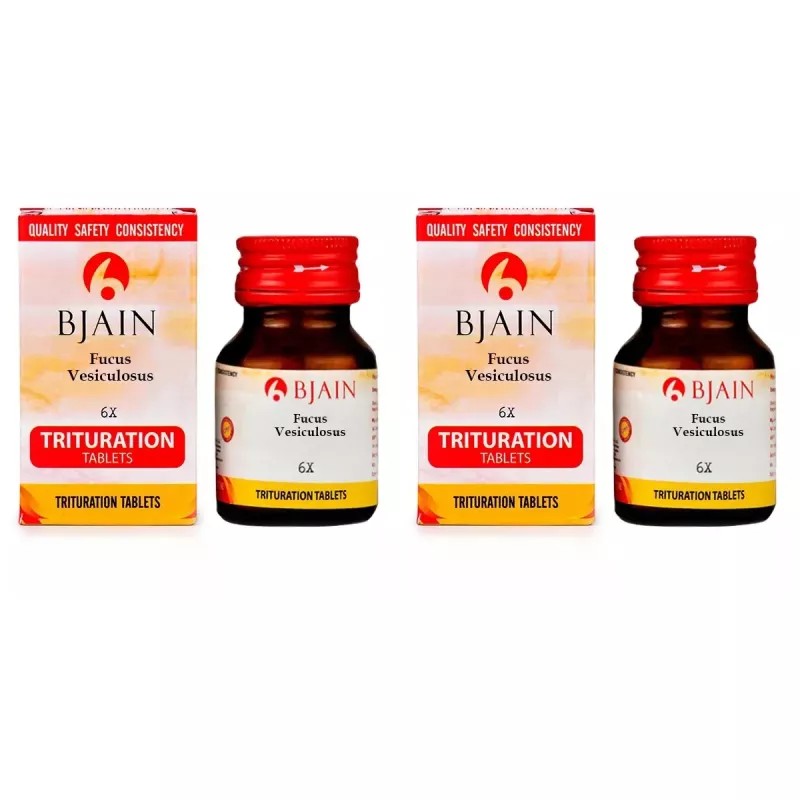 BJain Fucus Vesiculosus 6X (25g, Pack of 2)