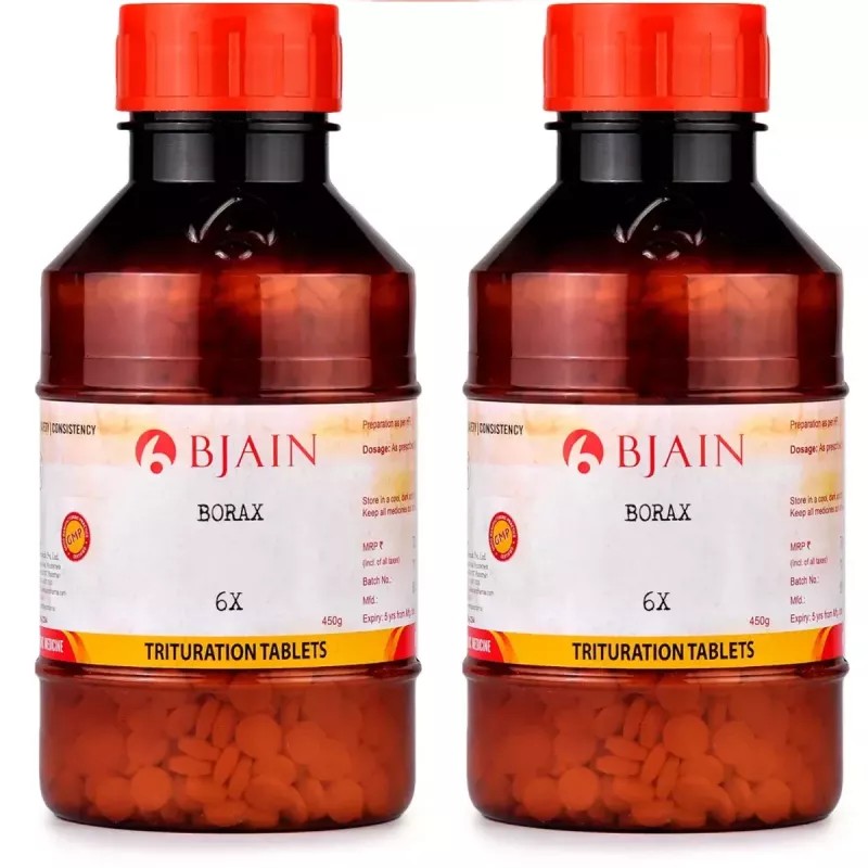 BJain Borax 6X (450g, Pack of 2)