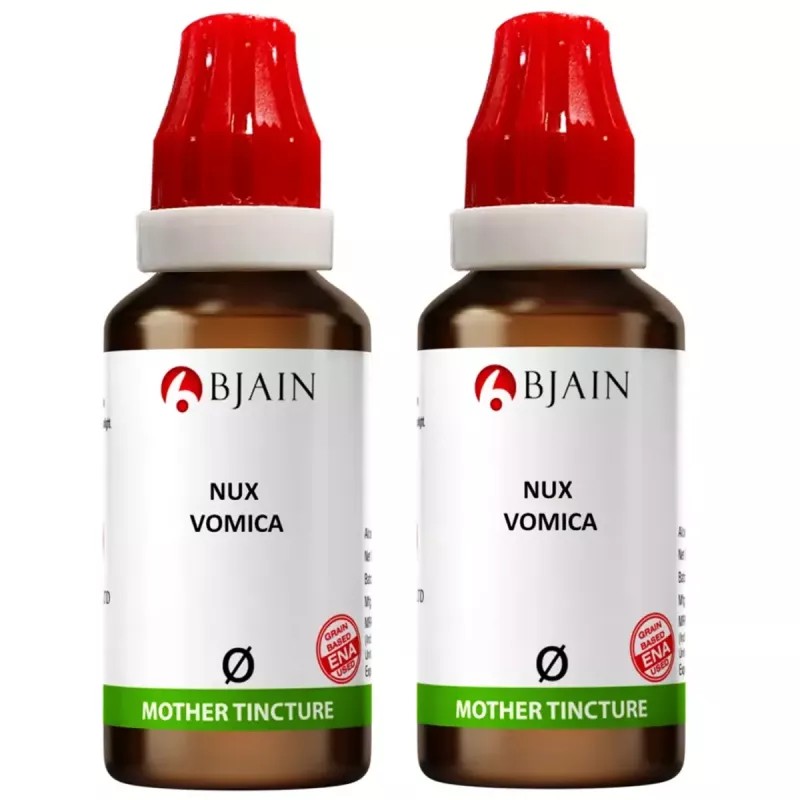 BJain Nux Vomica 1X (Q) (30ml, Pack of 2)