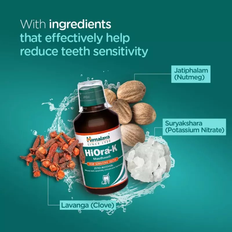 Himalaya Hiora K Mouth Wash (150ml)