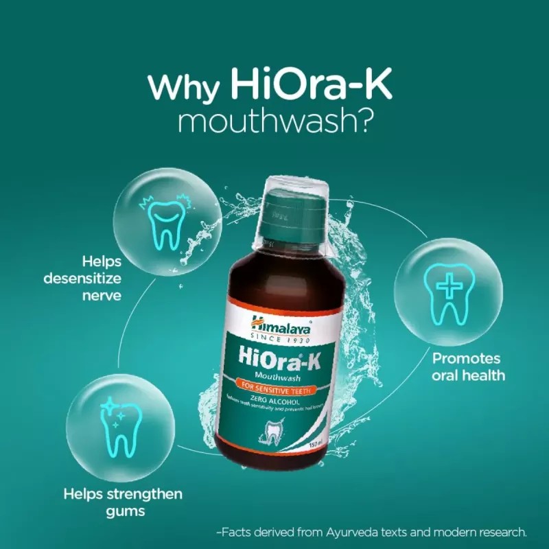 Himalaya Hiora K Mouth Wash (150ml)