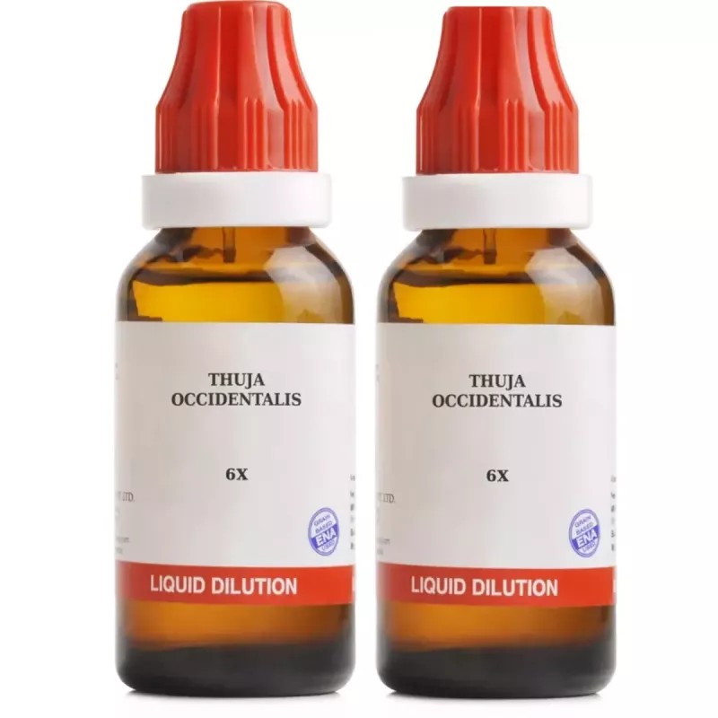 BJain Thuja Occidentalis 6X (30ml, Pack of 2)